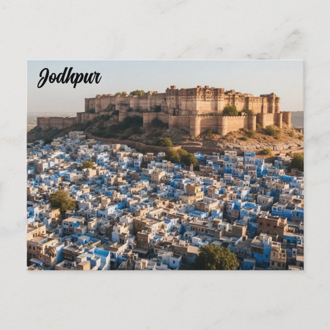 Postal Jodhpur India (Anverso)