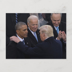 Postal Joe Biden, Barack Obama y Trump