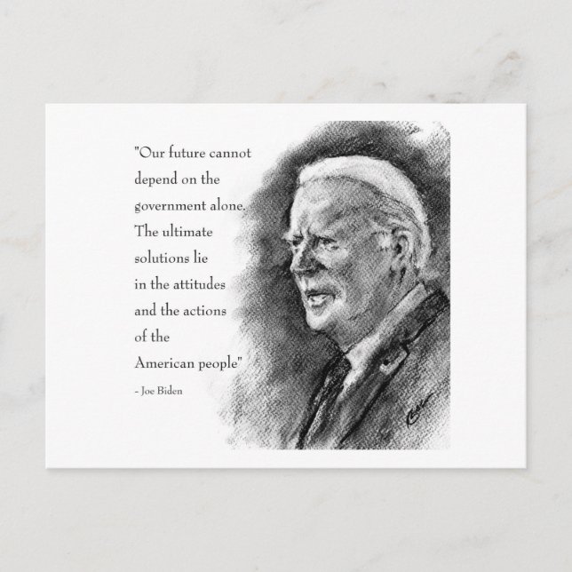 Postal Joe Biden & Cita (Anverso)
