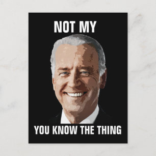POSTAL JOE BIDEN FUNNY POSTCARDS