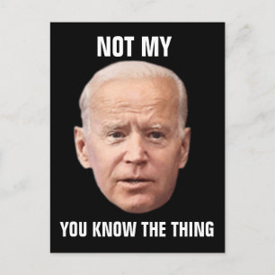 POSTAL JOE BIDEN FUNNY POSTCARDS