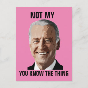 POSTAL JOE BIDEN NO MIS POSTCARDS PRESIDENCIALES (COSAS)