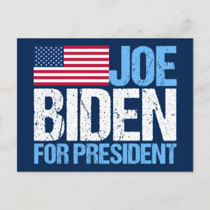 Postal Joe Biden para presidente
