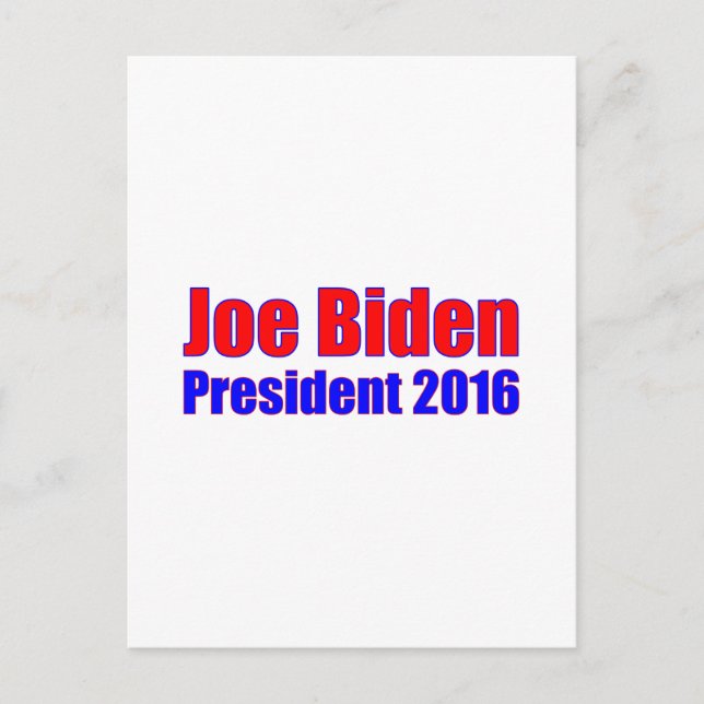 Postal Joe Biden President 2016 (Anverso)