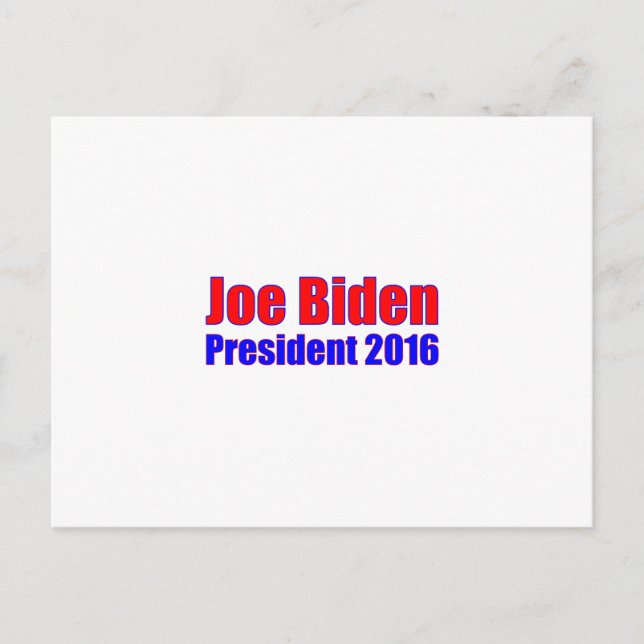 Postal Joe Biden President 2016 (Anverso)