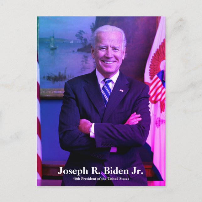Postal Joe Biden, senador de los Estados Unidos, vicepres (Anverso)