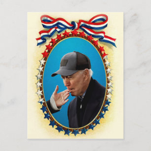 Postal Joe Biden Vintage Style