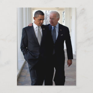 Postal ¡Joe! Biden y Barack Obama