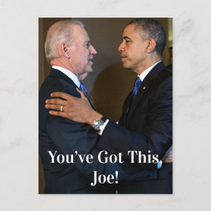 Postal ¡Joe! Biden y Barack Obama