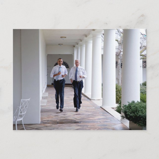 Postal Joe Biden y Barack Obama (Anverso)