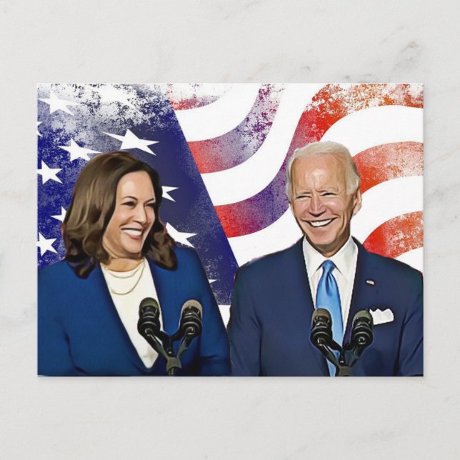 Postal Joe Biden y Kamala Harris 2020 (Anverso)