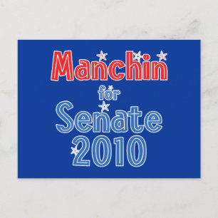 Postal Joe Manchin para Senate 2010 Star Design