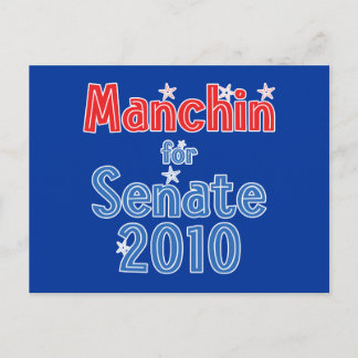 Postal Joe Manchin para Senate 2010 Star Design