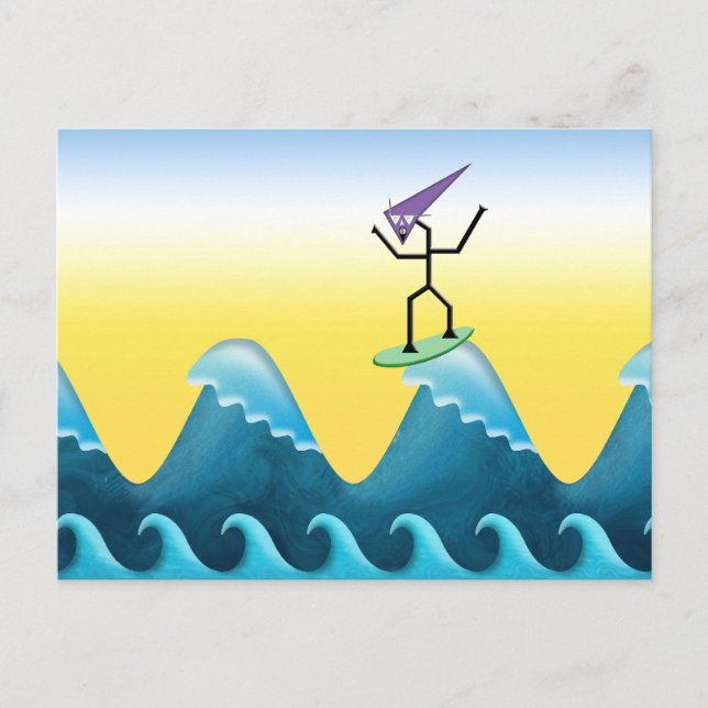 Postal Joe Surfer (Anverso)