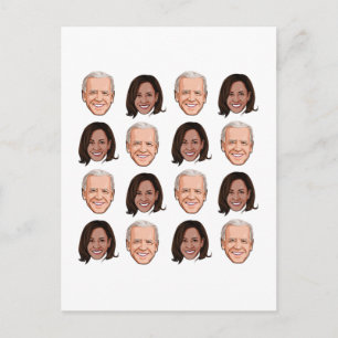 Postal Joe y Kamala Pattern