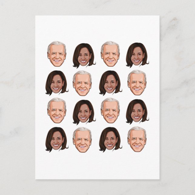 Postal Joe y Kamala Pattern (Anverso)