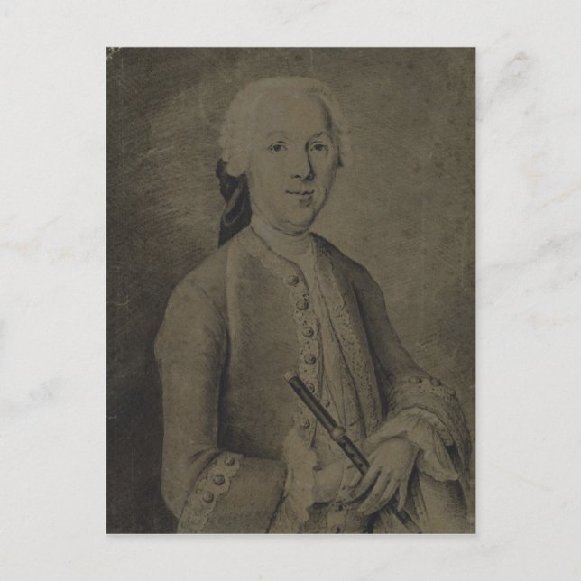 Postal Johann Joachim Quantz (Anverso)