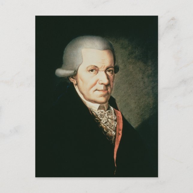 Postal Johann Michael Haydn, hermano del compositor (Anverso)