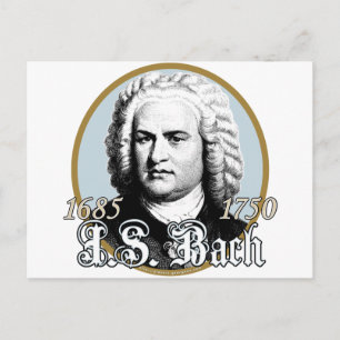 Postal Johann Sebastian Bach