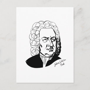 Postal Johann Sebastian Bach