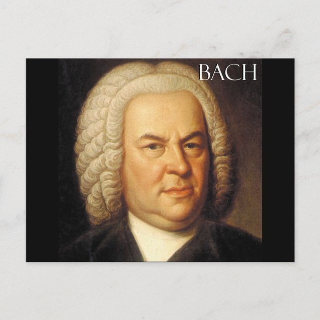 Postal Johann Sebastian Bach Items (Anverso)