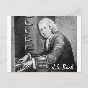 Postal Johann Sebastian Bach Stuff