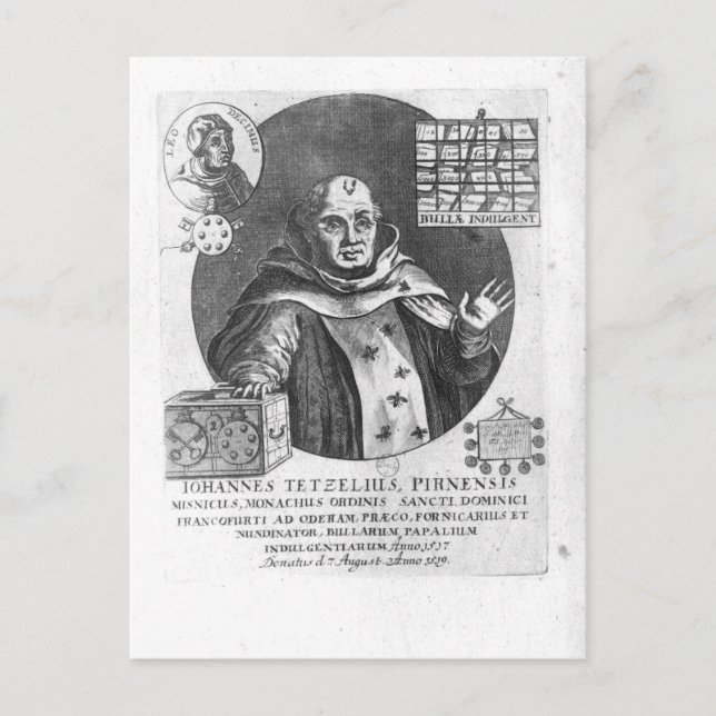 Postal Johann Tetzel (Anverso)