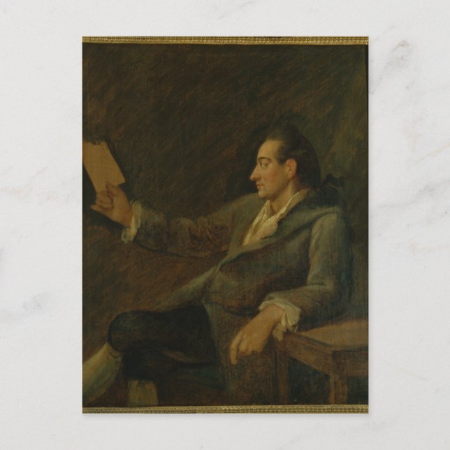 Postal Johann Wolfgang von Goethe, 1775 (Anverso)