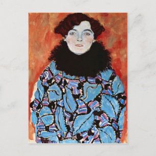 Postal Johanna Staude por Gustav Klimt