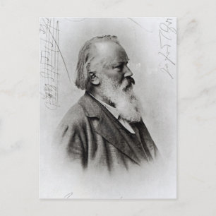 Postal Johannes Brahms