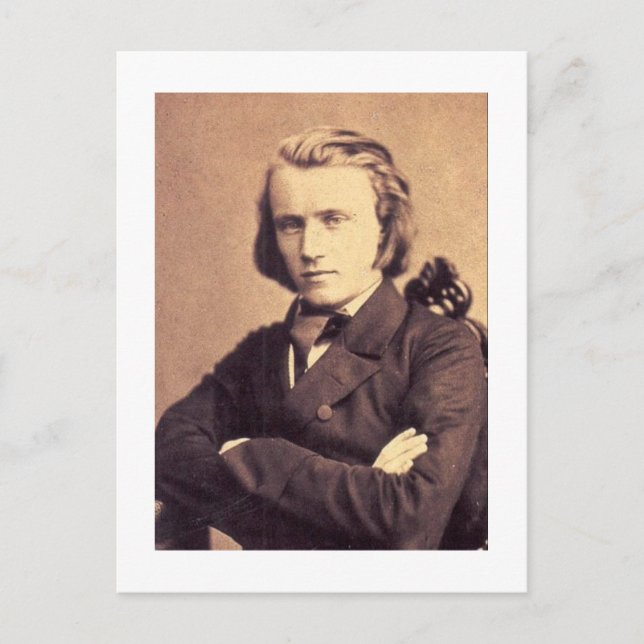 Postal Johannes Brahms (Anverso)