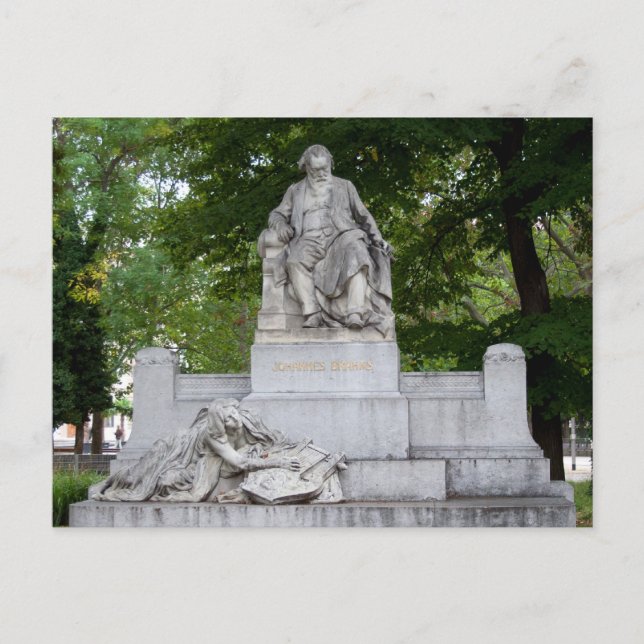 Postal Johannes Brahms (Anverso)