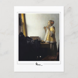 Postal Johannes Vermeer #15 - Bella Artes
