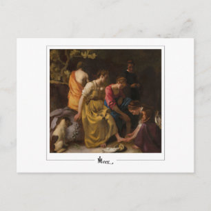 Postal Johannes Vermeer #16 - Arte refinada