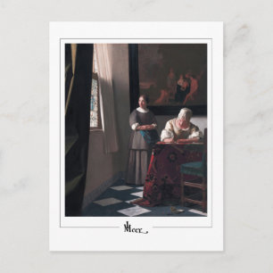Postal Johannes Vermeer #18 - Arte