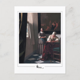 Postal Johannes Vermeer #18 - Bella Artes