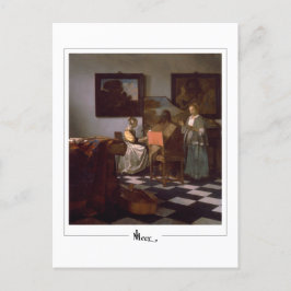 Postal Johannes Vermeer #19 - Bella Artes