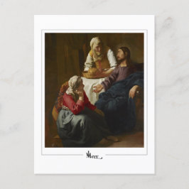 Postal Johannes Vermeer #25 - Bella Artes
