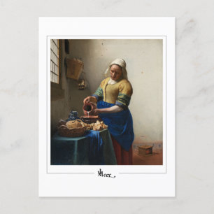 Postal Johannes Vermeer #2 - Bella Artes