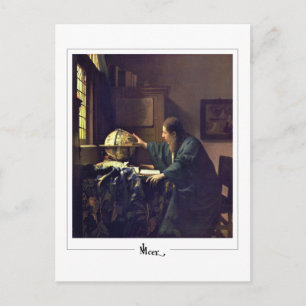 Postal Johannes Vermeer #36 - Arte refinado
