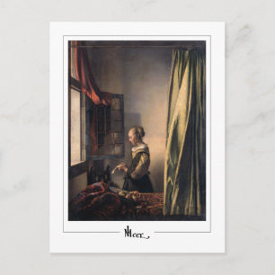 Postal Johannes Vermeer #4 - Arte