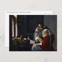 Johannes Vermeer - Chica interrumpida en su música