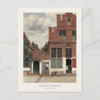 Johannes Vermeer La Arquitectura De La Calle Peque