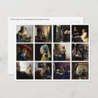 Johannes Vermeer - Masterpieces Grid