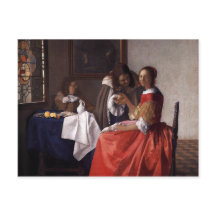 Johannes Vermeer - Una dama y dos caballeros