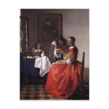 Johannes Vermeer - Una dama y dos caballeros