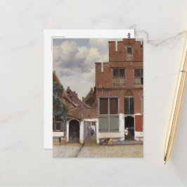 Postal Johannes Vermeer, Vista De Las Casas De Delft