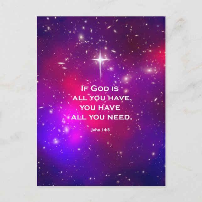 Postal John 14:8 (Anverso)