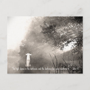Postal JOHN 1:5 Postcard