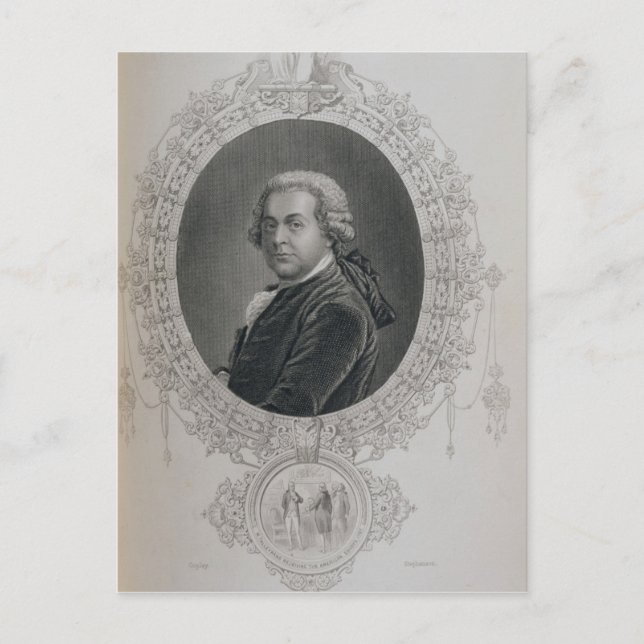 Postal John Adams (Anverso)